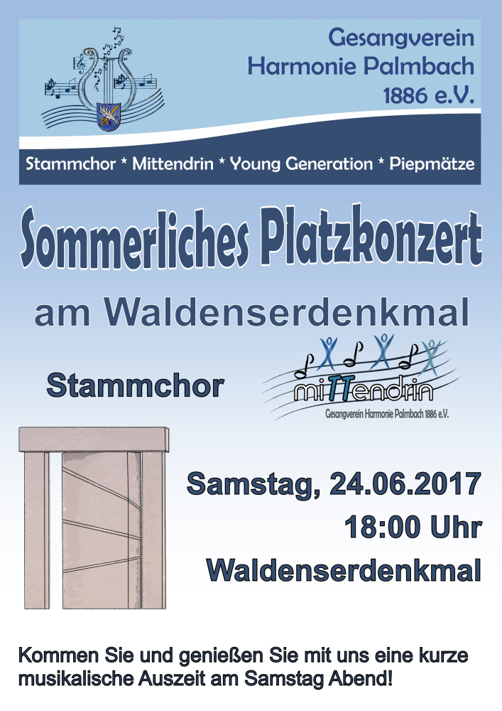 Sommerliches Platzkonzert am Waldenserplatz 