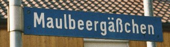 Maulbeergäßchen in Ötisheim - Schönenberg