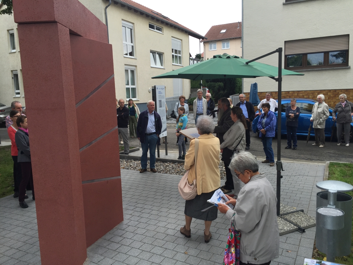 13. September 2015: Erste Führung am Waldenserweg Palmbach