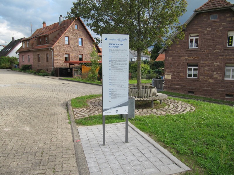 Waldenserweg Palmbach Stele Nr. 8